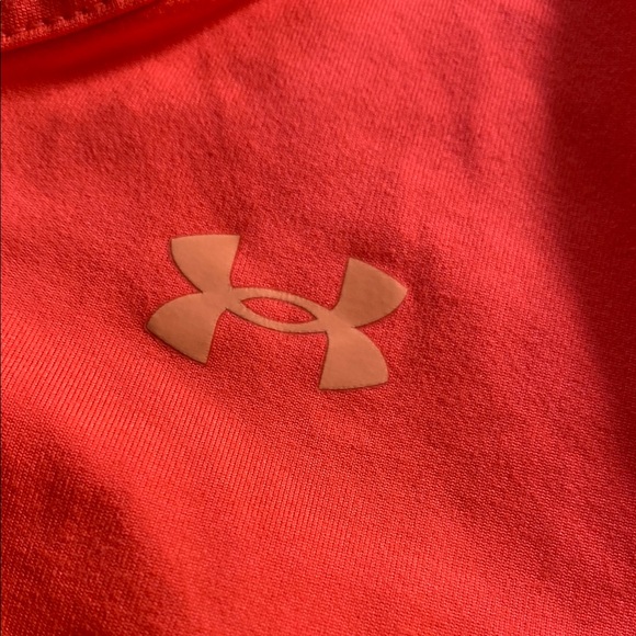 Under Armour Women's Orange Racerback Tank Top - Picture 4 of 4